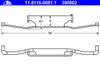 Фото ПРУЖИНА СУППОРТА BMW Е30/Е28 Ate 11811600911 Ate