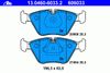 Фото Колодки тормозные дисковые передн, BMW: 5 518 i/520 i/520 i 24V/524 td/525 i/525 i 24V/525 iX 24V/52 Ate 13046060332 Ate
