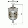 Фото Бензиновый топливный фильтр f5921 Bosch 0450905921 Bosch