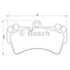 Фото Колодки тормозные передние Volkswagen Touareg 4.2/2.5TDi/5.0 Bosch 0986424739 Bosch
