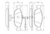 Фото Комплект тормозных колодок Комплект тормозных колодок передн , PEUGEOT 306, Bosch 0986461764 Bosch