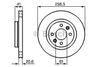 Фото Диск тормозной RENAULT LOGAN/SANDERO передний вент.D 259мм. Bosch 0986478124 Bosch