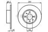 Фото 0 986 478 238_диск тормозной задний!\ Alfa Romeo 1 Bosch 0986478238 Bosch