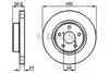 Фото Диск тормозной SUBARU: IMPREZA купе 95-00, IMPREZA седан 92-00, IMPREZA седан 00 -, IMPREZA 00 -, IMPREZA 92-00, LEGACY I 89-94, LEGACY I 89-94, LEGAC Bosch 0986478293 Bosch