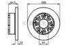 Фото Тормозной диск Тормозной диск задн. Лев/Прав IVECO DAILY I, DAILY II, DAILY Bosch 0986478886 Bosch