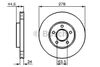 Фото Тормозной дискFORD TOURNEO CONNECT 2002-, TRANSIT CONNECT 2002- F Bosch 0986479069 Bosch