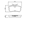 Фото Ко�лодки тормозные FORD FOCUS 1 -04 задн. Bosch 0986494011 Bosch