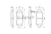 Фото Колодки тормозные дисковые задн NISSAN: X-TRAIL 01- Bosch 0986494090 Bosch