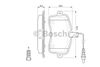 Фото Комплект тормозных колодок Комплект тормозных колодок передн , PEUGEOT 407 Bosch 0986494097 Bosch