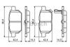 Фото Тормозные колодки задние Bosch Bosch 0986494255 Bosch