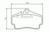 Фото Комплект тормозных колодок Комплект тормоз�ных колодок задн. , PORSCHE 718 B Bosch 0986494265 Bosch