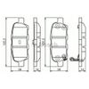 Фото Колодки тормозные задние NISSAN Qashqai, Tiida, X-Trail (T30, T31) Bosch 0986495089 Bosch