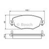 Фото Колодки тормозные дисковые Premium 2, передн, JAGUAR X-Type, X-Type Estate Bosch 0986495230 Bosch