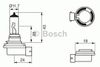 Фото Лампа противотуманки или подсветка поворота 55W H11 Bosch 1987302084 Bosch