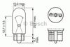 Фото лампа! (W3W) 12V 3W W2.1X9.5d приб.панель, стеклянный цоколь бол.\ Bosch 1987302217 Bosch