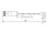 Фото Датчик износа тормозных колодок MERCEDES (W169, W203, W204, W211, W220) Bosch 1987474966 Bosch