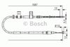 Фото Трос стояночного тормоза CHEVROLET LANOS 1587мм Bosch 1987477717 Bosch