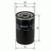 Фото Фильтр масляный SMART: FORTWO Cabrio 07-, FORTWO купе 07- Bosch F026407089 Bosch