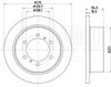 Фото Диск тормозной задний d=315 Mitsubishi Pajero II 1990-/Pajero Sport I 1998- Trialli DF073413 Trialli