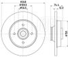 Фото Диск тормозной CITROEN BERLINGO/C4/PEUGEOT 308/PARTNER задний без подш. Trialli DF270209 Trialli