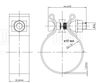 Фото Хомут глушителя универсальный М10 57мм ленточный нержав. Trialli OC57SS Trialli