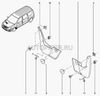 Фото Брызговик колеса передний ВАЗ LADA LARGUS Автоваз 6001548321 Автоваз