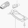 Фото Держатель лампы освещения номерного знака          Автоваз 6001549122 Автоваз