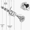 Фото Шестерня привода спидометра renault: logan \ lada: largus Автоваз 8200674136 Автоваз