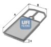 Фото Фильтр воздушный VW GOLF 4/POLO/BORA -05 1.4/1.6 Ufi 3012400 Ufi