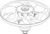 Фото Мотор вентилятора ф 345мм 250/80 watt Audi HANS PRIES 107 711 755(CN5) 3A0959455 Hans Pries 107711755 Hans Pries