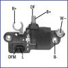 Фото Реле регулятор VAG A4/A6/VW B5 00- 120-140Ah BOSCH Huco 130571 Huco