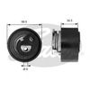 Фото Ќат¤житель ремн¤ √–ћ LAND ROVER/PEUGEOT 407/607/CITROEN C5 2.5/2.7D/3.0D Gates T43200 Gates