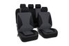 Фото ЧЕХЛЫ УНИВЕРСАЛЬНЫЕ НА АВТОМОБИЛЬНЫЕ СИДЕНЬЯ КОМПЛЕКТ ELITE  ЭКОКОЖА  ЧЕРНО СЕРЫЕ KT 835634 Kraft KT835634 Kraft