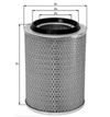 Фото Фильтр воздушный MAN KNECHT Knecht/Mahle LX240 Knecht/Mahle