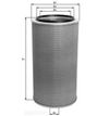 Фото Фильтр воздушный  LX 84 (Mahle) Knecht/Mahle LX84 Knecht/Mahle