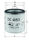 Фото OC4053 Фильтр масляный KNECHT Knecht/Mahle OC4053A Knecht/Mahle