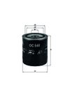 Фото Фильтр масляный KNECHT/MAHLE OC 540 Knecht/Mahle OC540 Knecht/Mahle