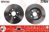 Фото Тормозной диск Toyota Yaris (1999-), Yaris Verso (1999-)  F Trw/Lucas DF4163 Trw/Lucas