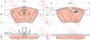 Фото Колодки тормозные передние TRW GDB1215 Trw/Lucas GDB1215 Trw/Lucas