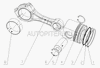 Фото Палец поршневой YC6108G/YC6B125-T21 Yuchai 6105Q1004019B Yuchai