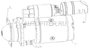 Фото Стартер Yuchai YC6B125 (11зуб; закрытый) Yuchai 6303708010A Yuchai