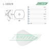 Фото Фолье-вставки бокового поджима с круглым поджимом FORD SIERRA (BNG) 87-93 Emmetec L10029 Emmetec