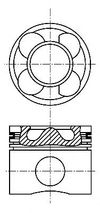 Фото Поршень двигателя внутреннего сгорания Nural 8742860000 Nural