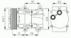 Фото Компрессор кондиционера FORD COUGAR 98-01, ESCORT '91 90-94, ESCORT '95 95-, ESCORT CLASSIC 98-00, E Nrf 32107 Nrf