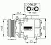 Фото Компрессор кондиционера FORD COUGAR, MONDEO II, MONDEO III 2.5/3.0 08.96-03.07 Nrf 32248 Nrf