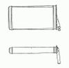 Фото Радиатор печки AUDI 80 B3, 80 B4, 90 B2, 90 B3, A4 B5, A4 B6, CABRIOLET B3, COUPE B2, COUPE B3 Nrf 50524 Nrf