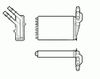 Фото Радиатор печки RENAULT CLIO II, CLIO II/HATCHBACK, THALIA I, THALIA II 1.2-3.0 02.98- Nrf 53382 Nrf