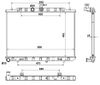 Фото Радиатор охлаждения NISSAN X-TRAIL 07-, Nrf 53911 Nrf