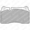 Фото КОЛОДКИ ТОРМОЗНЫЕ VOLKSWAGEN TOUAREG 02- ПЕРЕДНИЕ Delphi LP2012 Delphi