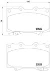 Фото Колодки дисковые передние Toyota Land Cruiser 100  98- Textar 2352402 Textar